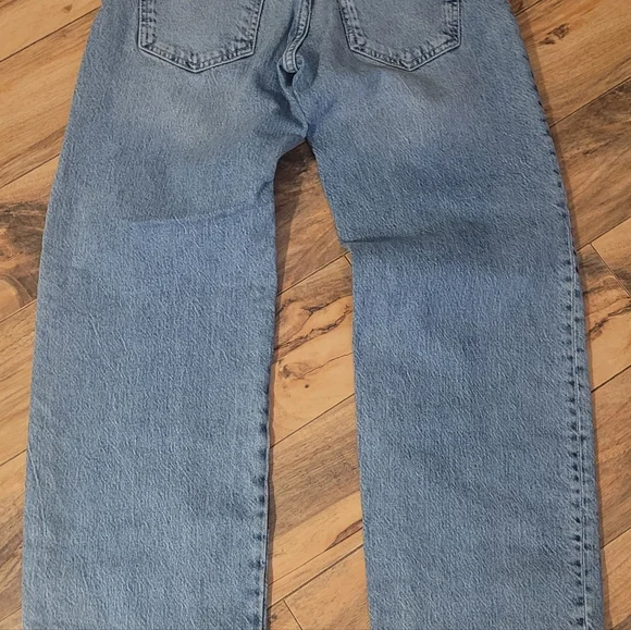 Free People/We the Free Risk Taker High Rise Straight Jeans, GUC, Sz 24, Cute!! - Picture 9 of 12
